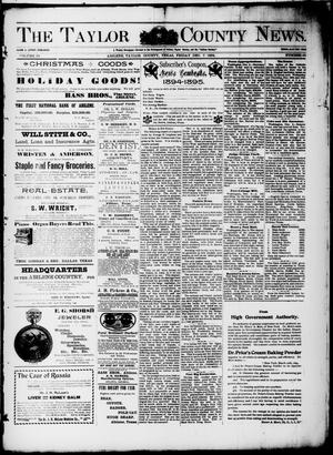 The Taylor County News. (Abilene, Tex.), Vol. 10, No. 42, Ed. 1 Friday, December 7, 1894