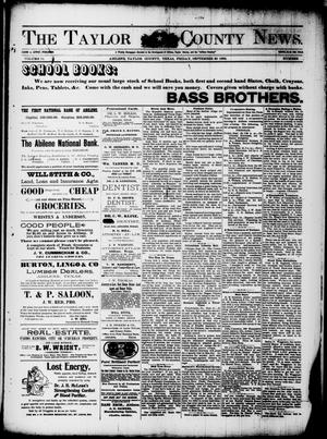 The Taylor County News. (Abilene, Tex.), Vol. 11, No. 31, Ed. 1 Friday, September 20, 1895