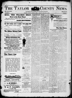 The Taylor County News. (Abilene, Tex.), Vol. 11, No. 47, Ed. 1 Friday, January 10, 1896