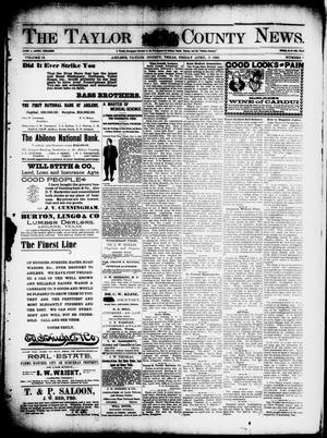 The Taylor County News. (Abilene, Tex.), Vol. 12, No. 7, Ed. 1 Friday, April 3, 1896