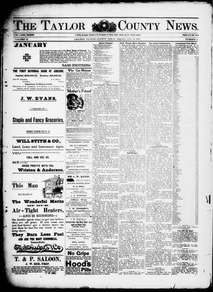 The Taylor County News. (Abilene, Tex.), Vol. 12, No. 51, Ed. 1 Friday, January 29, 1897