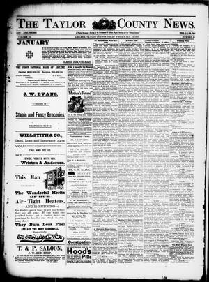 The Taylor County News. (Abilene, Tex.), Vol. 12, No. 49, Ed. 1 Friday, January 15, 1897