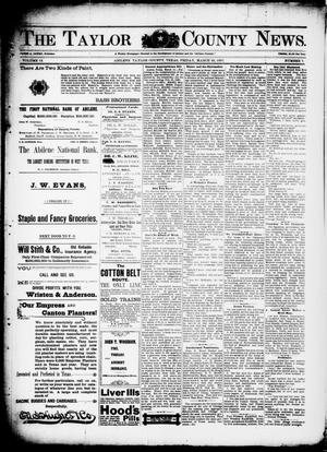 Primary view of object titled 'The Taylor County News. (Abilene, Tex.), Vol. 13, No. 7, Ed. 1 Friday, March 26, 1897'.