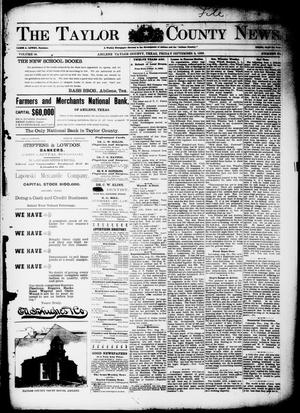 The Taylor County News. (Abilene, Tex.), Vol. 14, No. 30, Ed. 1 Friday, September 2, 1898