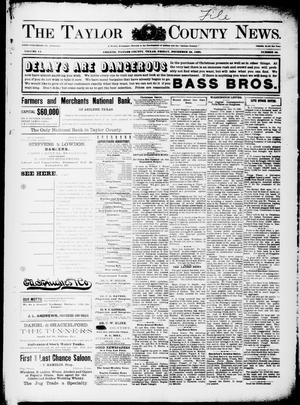 The Taylor County News. (Abilene, Tex.), Vol. 14, No. 46, Ed. 1 Friday, December 23, 1898
