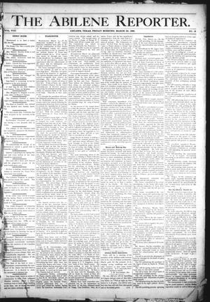 Primary view of object titled 'The Abilene Reporter. (Abilene, Tex.), Vol. 8, No. 13, Ed. 1 Friday, March 29, 1889'.