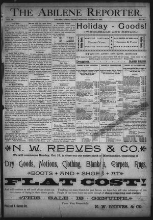 The Abilene Reporter. (Abilene, Tex.), Vol. 9, No. 42, Ed. 1 Friday, October 17, 1890