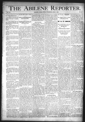 The Abilene Reporter. (Abilene, Tex.), Vol. 11, No. 14, Ed. 1 Friday, April 1, 1892
