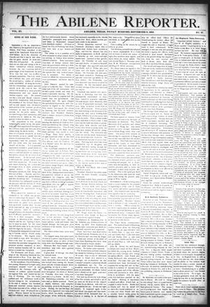 The Abilene Reporter. (Abilene, Tex.), Vol. 11, No. 37, Ed. 1 Friday, September 9, 1892