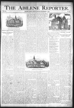 The Abilene Reporter. (Abilene, Tex.), Vol. 11, No. 38, Ed. 1 Friday, September 16, 1892