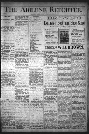 Primary view of object titled 'The Abilene Reporter. (Abilene, Tex.), Vol. 12, No. 17, Ed. 1 Friday, April 28, 1893'.