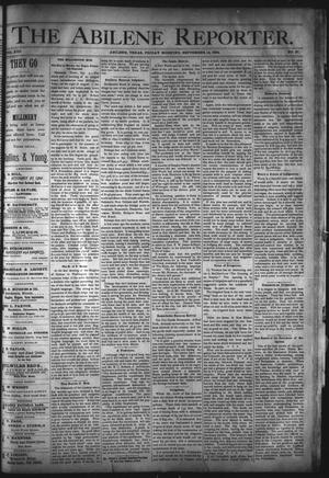 Primary view of object titled 'The Abilene Reporter. (Abilene, Tex.), Vol. 13, No. 37, Ed. 1 Friday, September 14, 1894'.