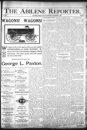 The Abilene Reporter. (Abilene, Tex.), Vol. 14, No. 46, Ed. 1 Friday, November 1, 1895