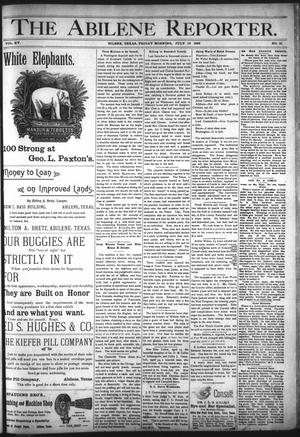 The Abilene Reporter. (Abilene, Tex.), Vol. 15, No. 31, Ed. 1 Friday, July 10, 1896