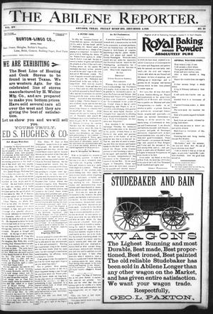 The Abilene Reporter. (Abilene, Tex.), Vol. 15, No. 51, Ed. 1 Friday, December 4, 1896