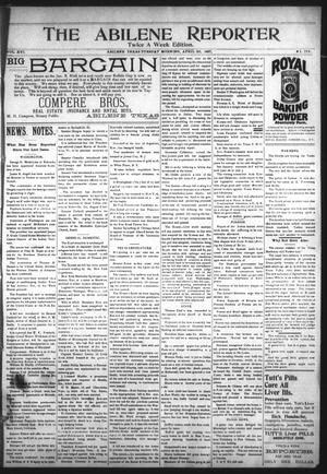 The Abilene Reporter (Abilene, Tex.), Vol. 16, No. 17A, Ed. 1 Tuesday, April 20, 1897