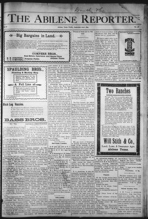 The Abilene Reporter. (Abilene, Tex.), Vol. 18, No. 38, Ed. 1 Friday, September 22, 1899