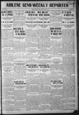 Abilene Semi-Weekly Reporter (Abilene, Tex.), Vol. 31, No. 30, Ed. 1 Tuesday, March 21, 1911