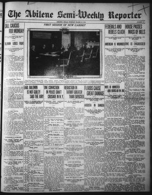 The Abilene Semi-Weekly Reporter (Abilene, Tex.), Vol. 32, No. 17, Ed. 1 Tuesday, March 18, 1913
