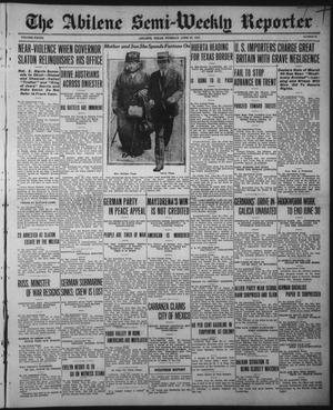 The Abilene Semi-Weekly Reporter (Abilene, Tex.), Vol. 33, No. 50, Ed. 1 Tuesday, June 29, 1915