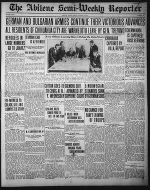 The Abilene Semi-Weekly Reporter (Abilene, Tex.), Vol. 35, No. 86, Ed. 1 Friday, October 27, 1916