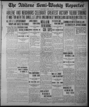 The Abilene Semi-Weekly Reporter (Abilene, Tex.), Vol. 32, No. 53, Ed. 1 Monday, July 2, 1917