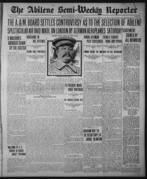The Abilene Semi-Weekly Reporter (Abilene, Tex.), Vol. 32, No. 55, Ed. 1 Tuesday, July 10, 1917