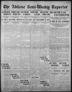 The Abilene Semi-Weekly Reporter (Abilene, Tex.), Vol. 32, No. 71, Ed. 1 Tuesday, September 4, 1917