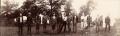 Thumbnail image of item number 1 in: 'Railroad Survey Crew Poses for Photo in Camp, c. 1902'.