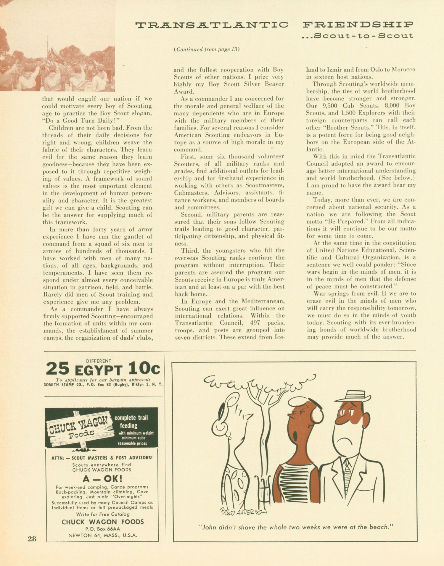 Scouting, Volume 50, Number 5, May-June 1962
                                                
                                                    28
                                                