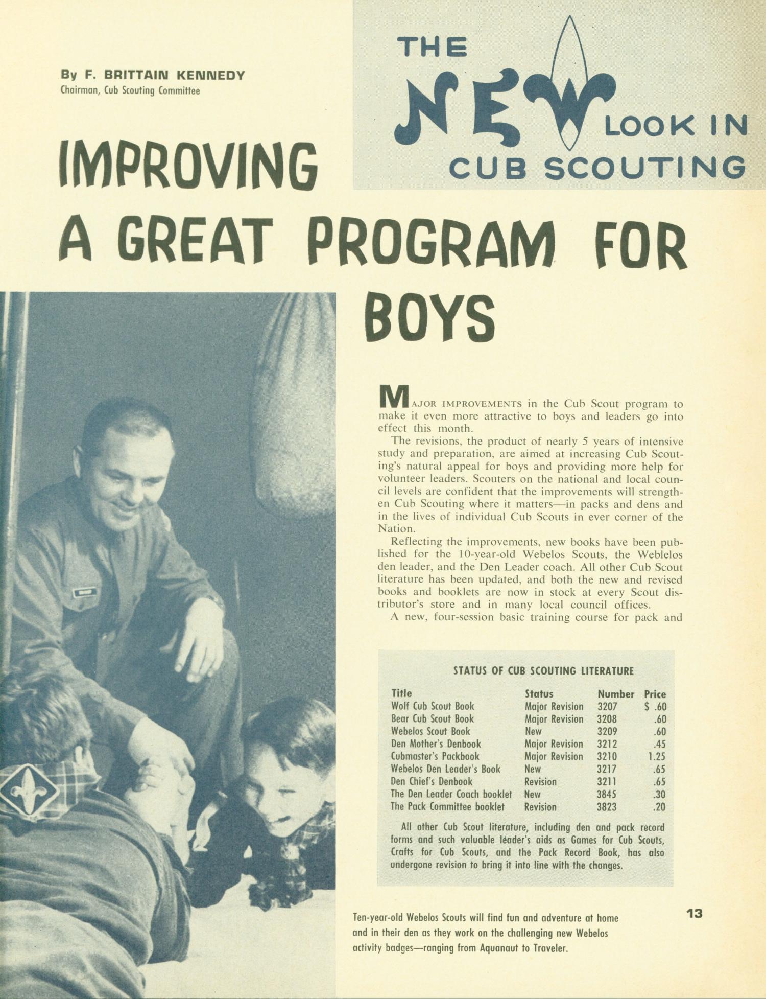 Scouting, Volume 55, Number 7, September 1967
                                                
                                                    13
                                                