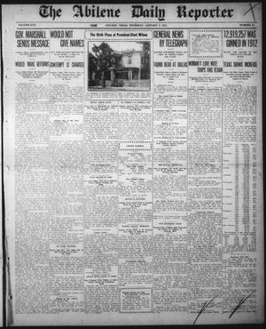 The Abilene Daily Reporter (Abilene, Tex.), Vol. 17, No. 13, Ed. 1 Thursday, January 9, 1913