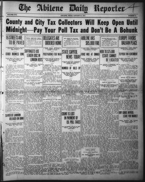 The Abilene Daily Reporter (Abilene, Tex.), Vol. 17, No. 31, Ed. 1 Friday, January 31, 1913