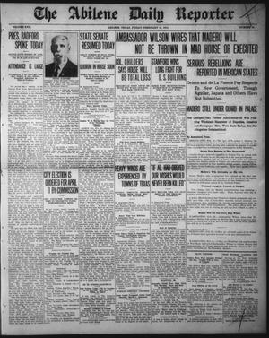The Abilene Daily Reporter (Abilene, Tex.), Vol. 17, No. 49, Ed. 1 Friday, February 21, 1913