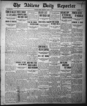 The Abilene Daily Reporter (Abilene, Tex.), Vol. 17, No. 99, Ed. 1 Thursday, April 24, 1913