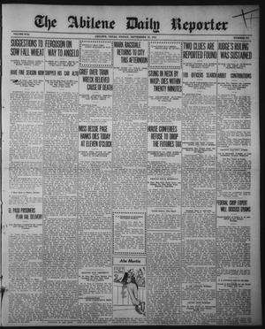 The Abilene Daily Reporter (Abilene, Tex.), Vol. 17, No. 233, Ed. 1 Friday, September 26, 1913