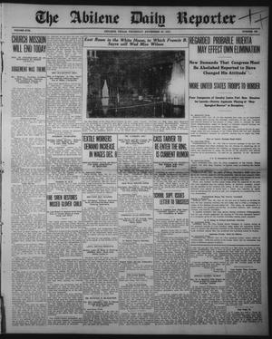 Primary view of object titled 'The Abilene Daily Reporter (Abilene, Tex.), Vol. 17, No. 280, Ed. 1 Thursday, November 20, 1913'.