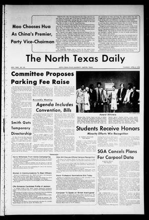 The North Texas Daily (Denton, Tex.), Vol. 59, No. 102, Ed. 1 Thursday, April 8, 1976