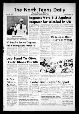 The North Texas Daily (Denton, Tex.), Vol. 59, No. 111, Ed. 1 Thursday, June 10, 1976