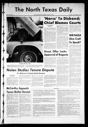 The North Texas Daily (Denton, Tex.), Vol. 60, No. 6, Ed. 1 Thursday, September 9, 1976
