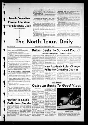 The North Texas Daily (Denton, Tex.), Vol. 60, No. 18, Ed. 1 Thursday, September 30, 1976