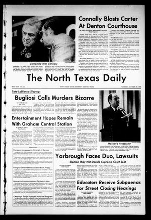 The North Texas Daily (Denton, Tex.), Vol. 60, No. 34, Ed. 1 Thursday, October 28, 1976