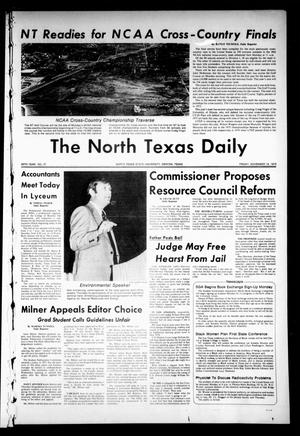 Primary view of object titled 'The North Texas Daily (Denton, Tex.), Vol. 60, No. 47, Ed. 1 Friday, November 19, 1976'.