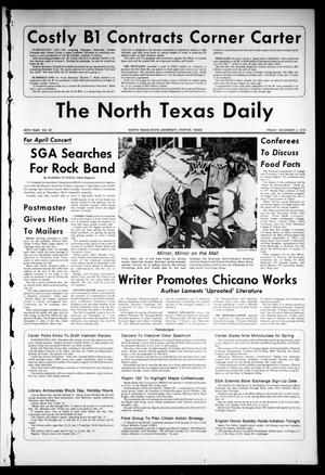 The North Texas Daily (Denton, Tex.), Vol. 60, No. 53, Ed. 1 Friday, December 3, 1976