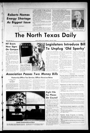 The North Texas Daily (Denton, Tex.), Vol. 60, No. 71, Ed. 1 Friday, February 11, 1977