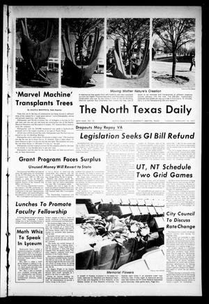 The North Texas Daily (Denton, Tex.), Vol. 60, No. 72, Ed. 1 Tuesday, February 15, 1977