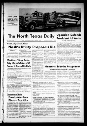 Primary view of object titled 'The North Texas Daily (Denton, Tex.), Vol. 60, No. 82, Ed. 1 Thursday, March 3, 1977'.