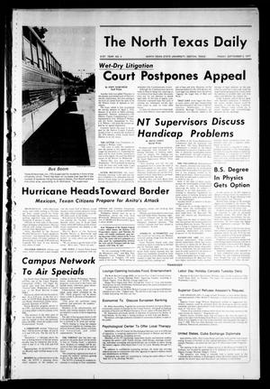 The North Texas Daily (Denton, Tex.), Vol. 61, No. 4, Ed. 1 Friday, September 2, 1977
