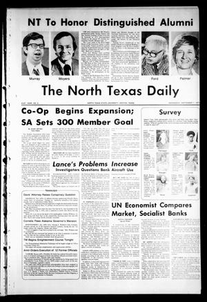 The North Texas Daily (Denton, Tex.), Vol. 61, No. 5, Ed. 1 Wednesday, September 7, 1977