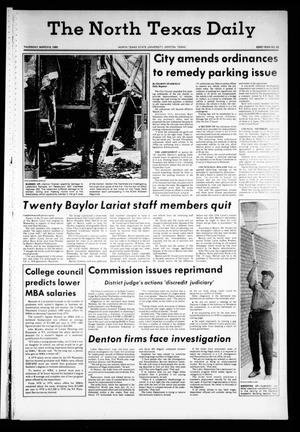The North Texas Daily (Denton, Tex.), Vol. 63, No. 86, Ed. 1 Thursday, March 6, 1980